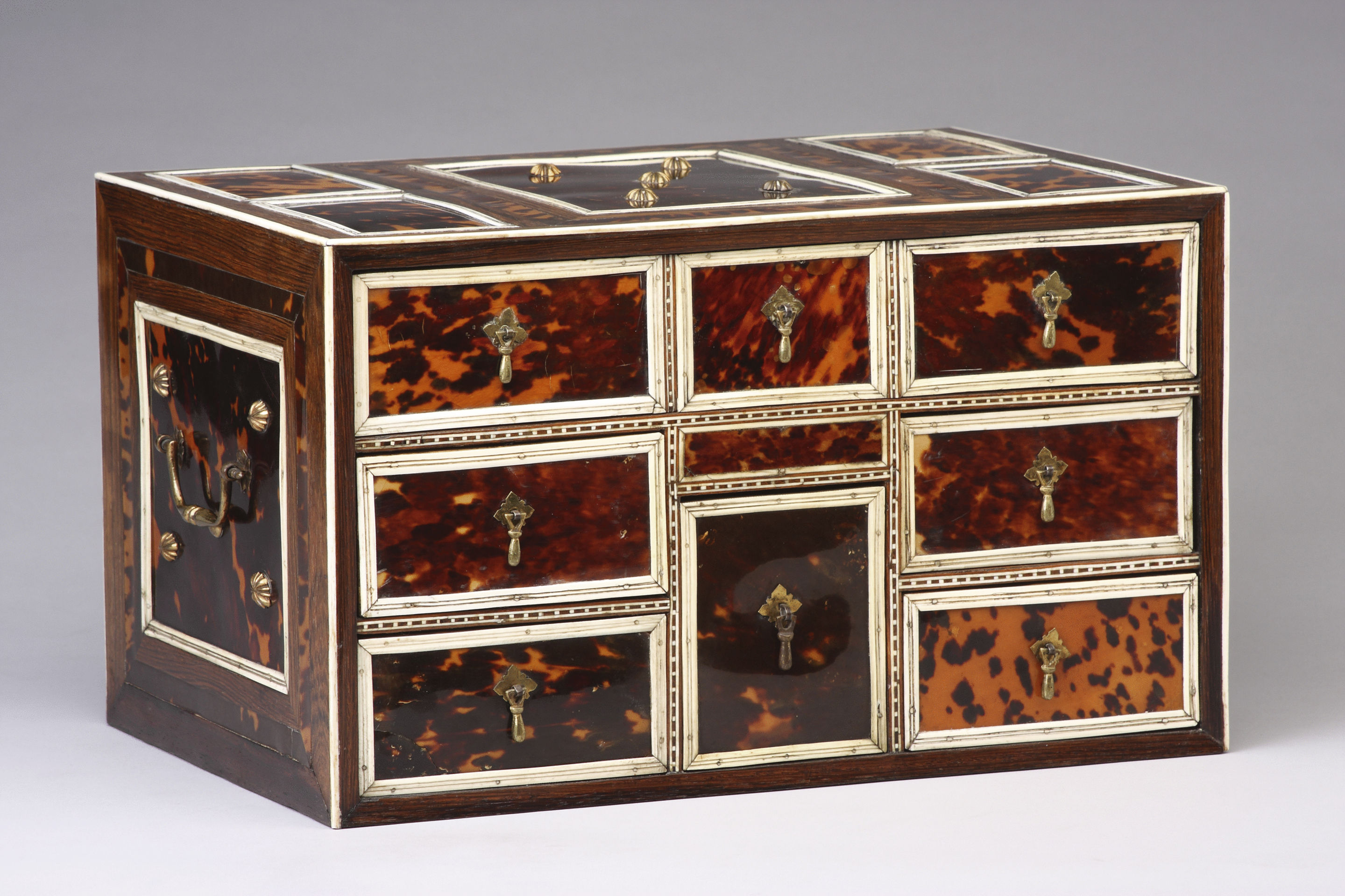 'Indo-Portuguese' Table Cabinet of Eight Drawers